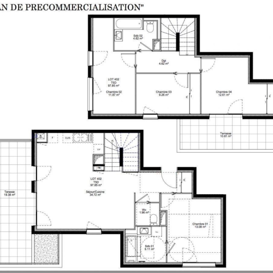  Annonces LYON 8EME : Appartement | RILLIEUX-LA-PAPE (69140) | 122 m2 | 420 000 € 